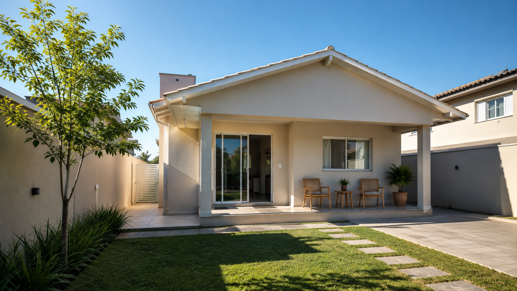 Casa simbolizando recomeço financeiro